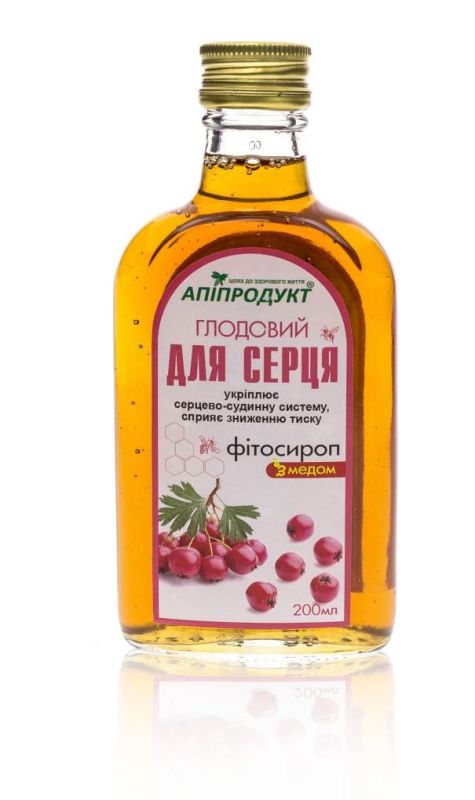 Фітосироп з медом "Глід для серцево-судинної системи" (200 мл)
