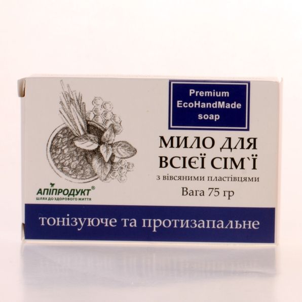 Мило "Для всієї родини" тонізуюче та протизапальне (75г)