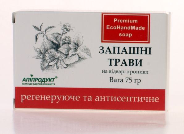 Мыло "Душистые травы" регенерирующее и антисептическое (75г)
